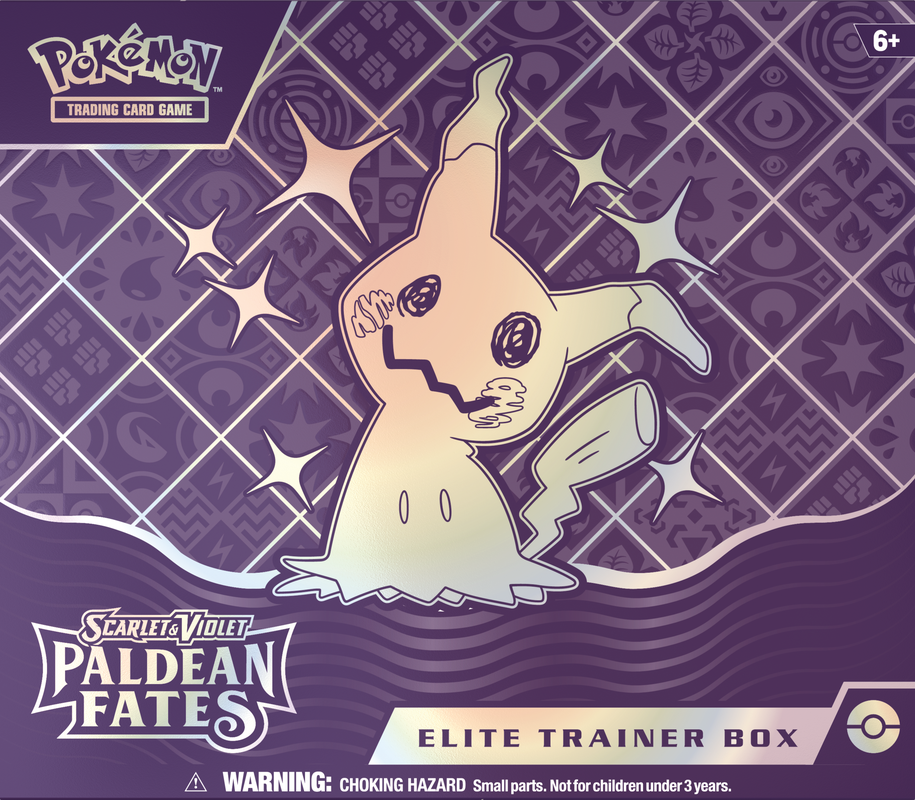 Pokemon SV4.5 Paldean Fates Elite Trainer Box Prince Distribution Pokemon SV4.5 Paldean Fates Elite Trainer Box Prince Distribution