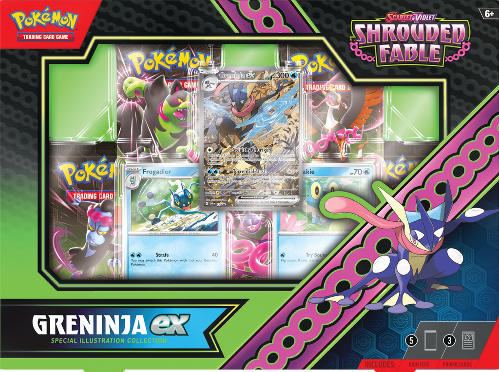 Pokemon SV6.5 Shrouded Fable Kingdra/Greninja ex Special Illustration – Prince Distribution