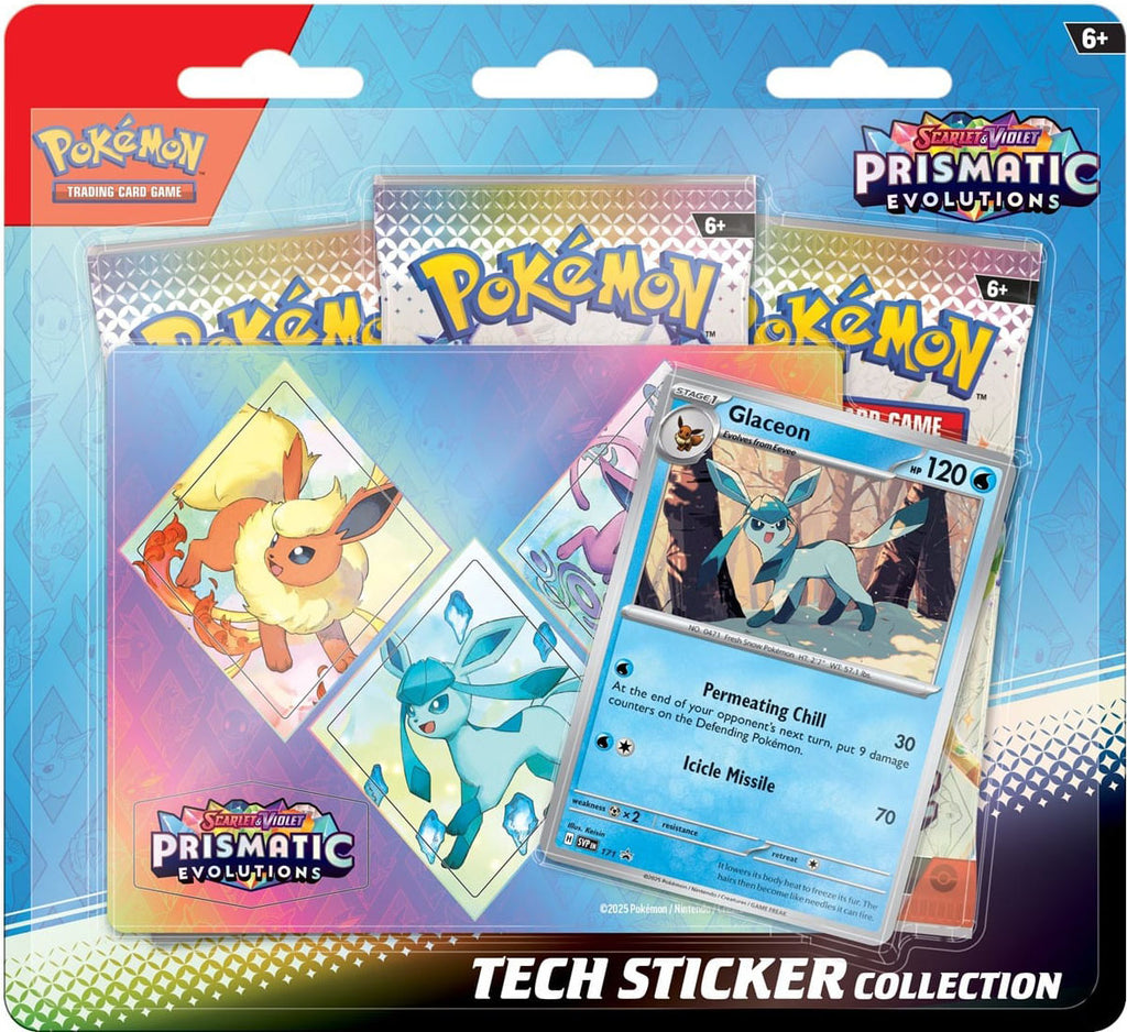 Pokemon SV8.5 Prismatic Evolutions Tech Sticker Collection Prince
