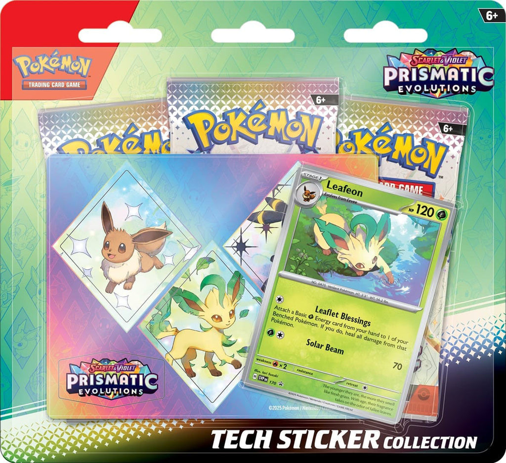Pokemon SV8.5 Prismatic Evolutions Tech Sticker Collection Prince
