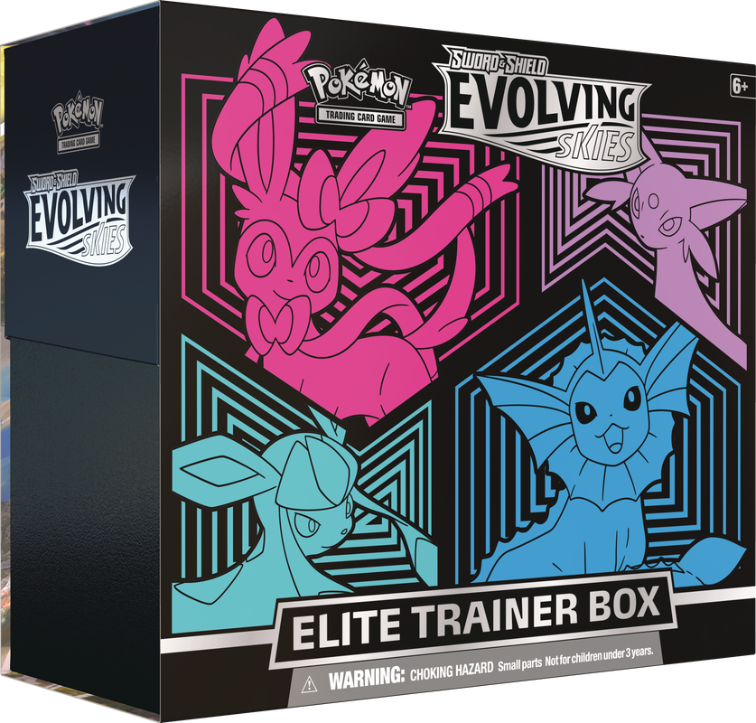 Pokemon SWSH7 Evolving Skies Elite Trainer Box (SEALED 10 ETB CASE