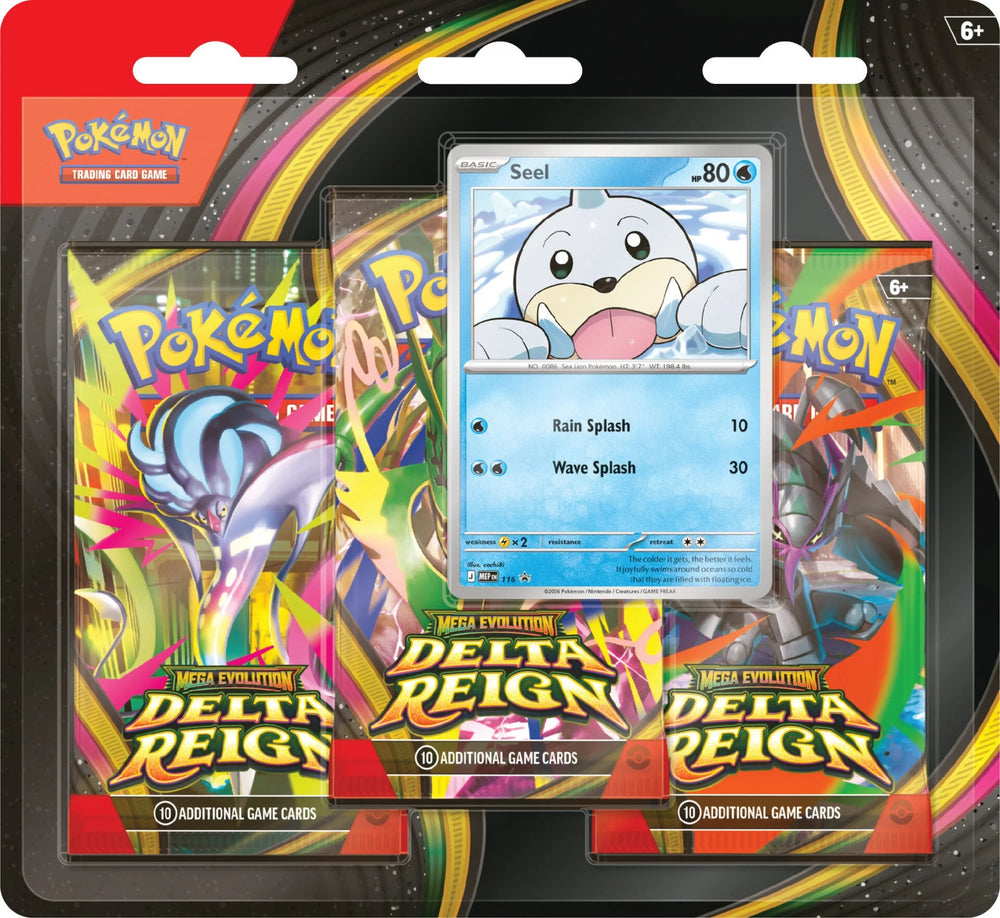 Pokemon ME06 Delta Reign 3pk Blister (Allocated)
