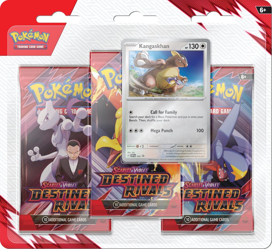 Pokemon SV10 Destined Rivals 3pk Blister