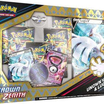 Pokemon Crown Zenith Special Collection Unown V & Lugia V