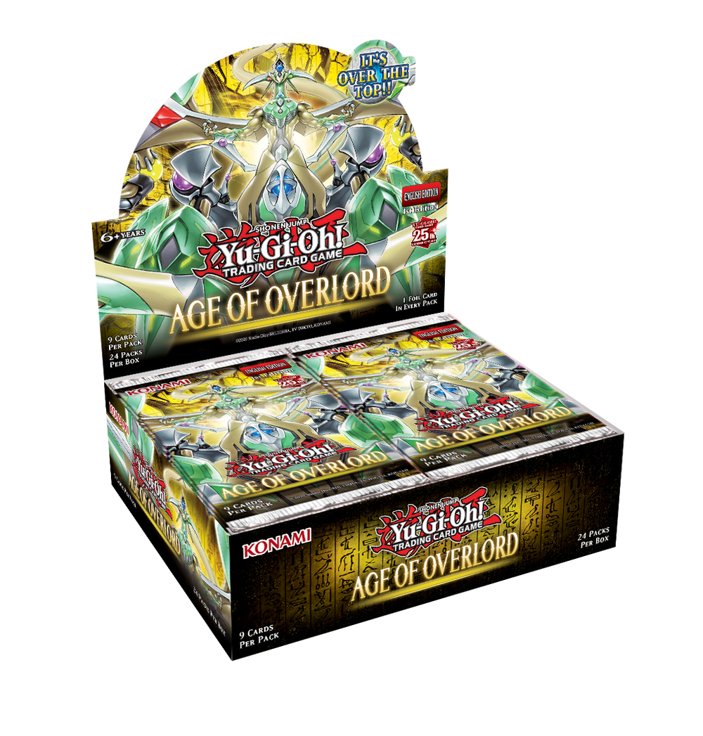 YGO Age of Overlord 1st Edition Organized Play (OP) Packs 200 CT (NOT A BOOSTER BOX)