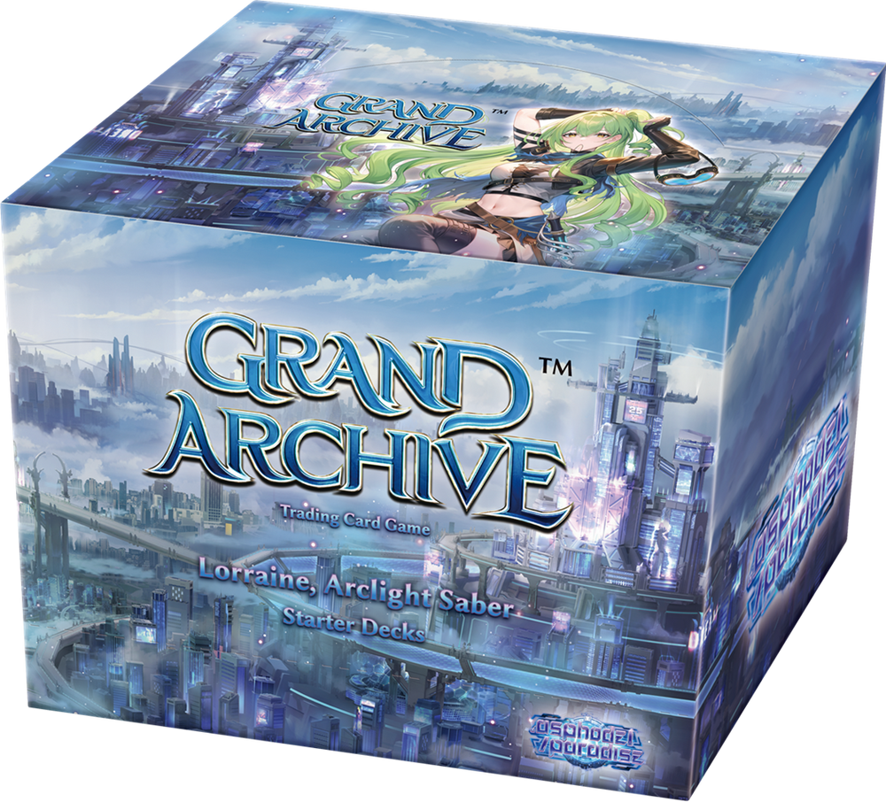 GRAND ARCHIVE TCG LORRAINE, ARCLIGHT SABER STARTER 8CT DISPLAY (BACK ORDER)