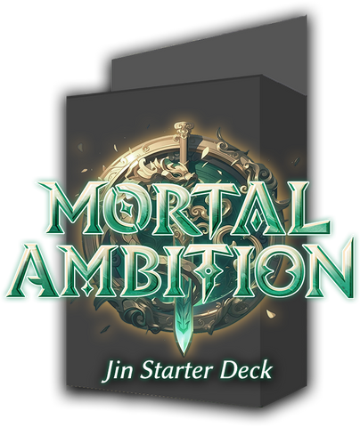Grand Archive: Mortal Ambition Jin Starter Deck Display