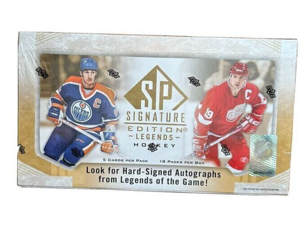 2021 UD SP Signature Edition: Legends Hockey Hobby Box