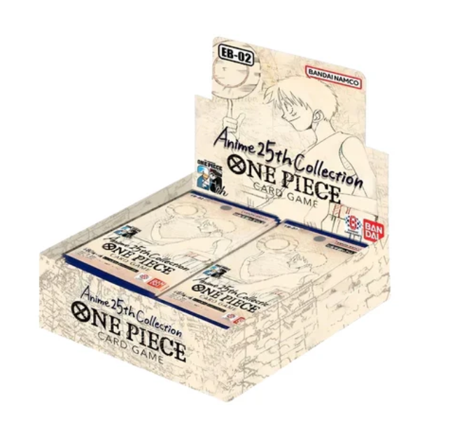 One Piece EB-02 Anime 25th Collection Booster Box CASE (12ct)