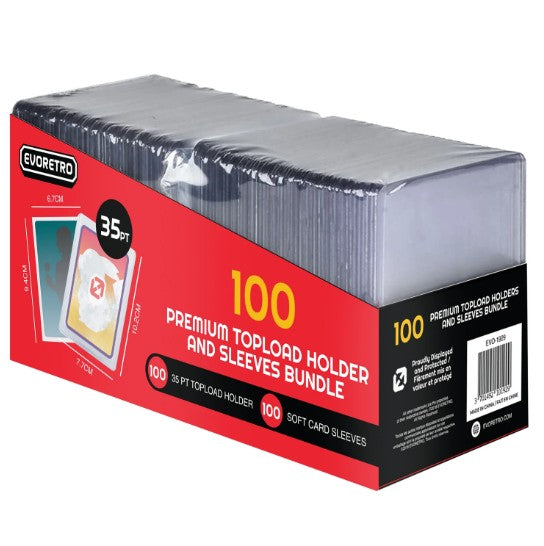 EVORETRO Toploader & Sleeves Bundle (NEW ARRIVAL!)