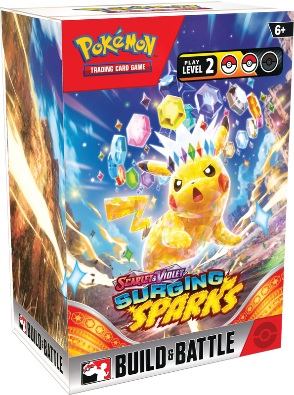 Pokemon SV8 Surging Sparks Build and Battle Box