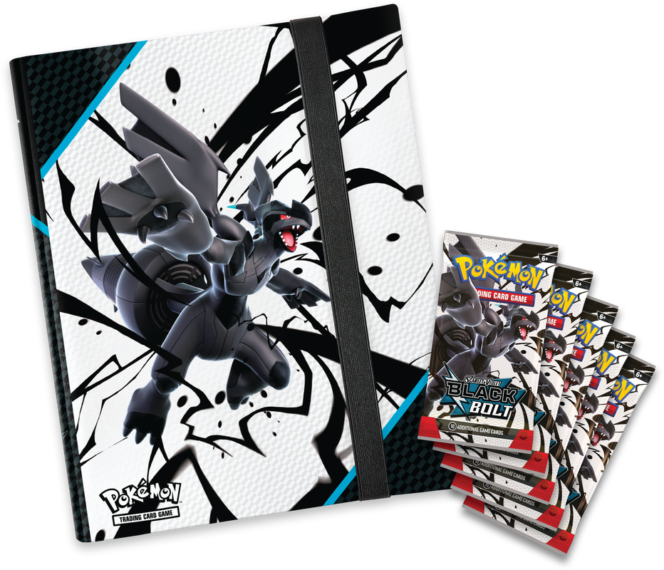 Pokemon SV10.5 Black Bolt Binder Collection (Must be purchased even with White Binder)