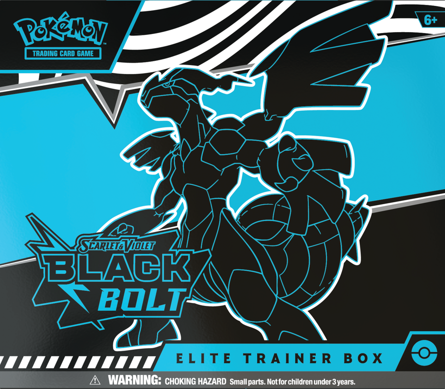 Pokemon SV10.5 Black Bolt/White Flare Elite Trainer Box (Multiples of 2)