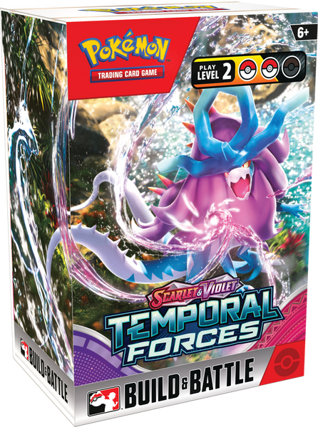Pokemon SV5 Temporal Forces Build and Battle Box