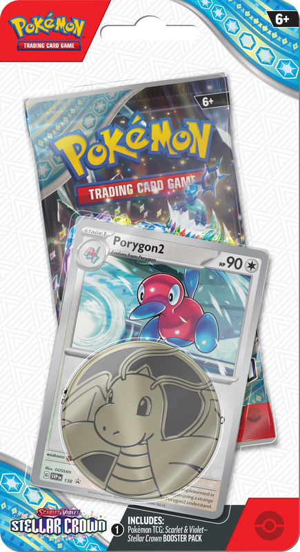 Pokemon SV7 Stellar Crown Checklane Blister