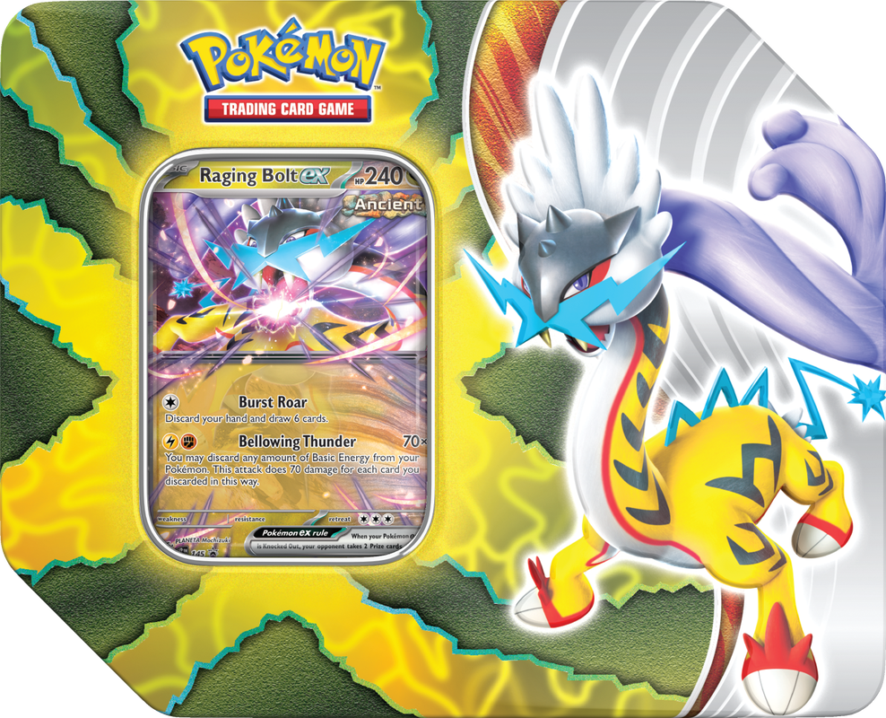 Pokemon Paradox Destinies Tin (Order in Multiples of 4, 8 Tins per Case)