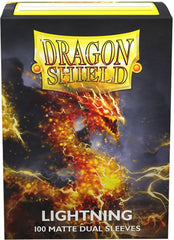 Dragon Shield Sleeves Dual Matte (100ct): Lightning ($8.70 MOQ 10 units)