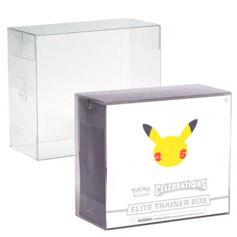 EVORETRO Pokemon ETB - PET Protector Soft 0.50MM - Pack of 5 (Pre-Order, 60-DAY PROMO PRICE!)