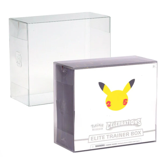 EVORETRO Pokemon ETB - PET Protector Soft 0.50MM - Pack of 5 (Pre-Order, 60-DAY PROMO PRICE!)
