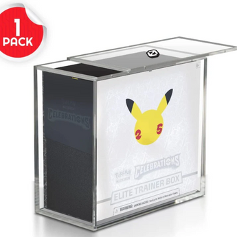 EVORETRO Pokemon ETB Acrylic Protector w/ Sliding Lid Anti-UV
