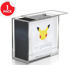 EVORETRO Pokemon ETB Acrylic Protector w/ Sliding Lid Anti-UV