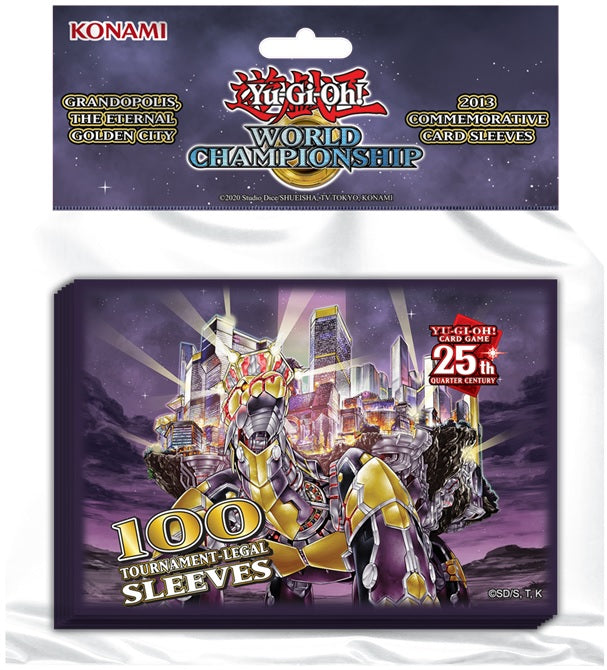 YGO World Championship Grandopolis Eternal Golden City Card Sleeves (
