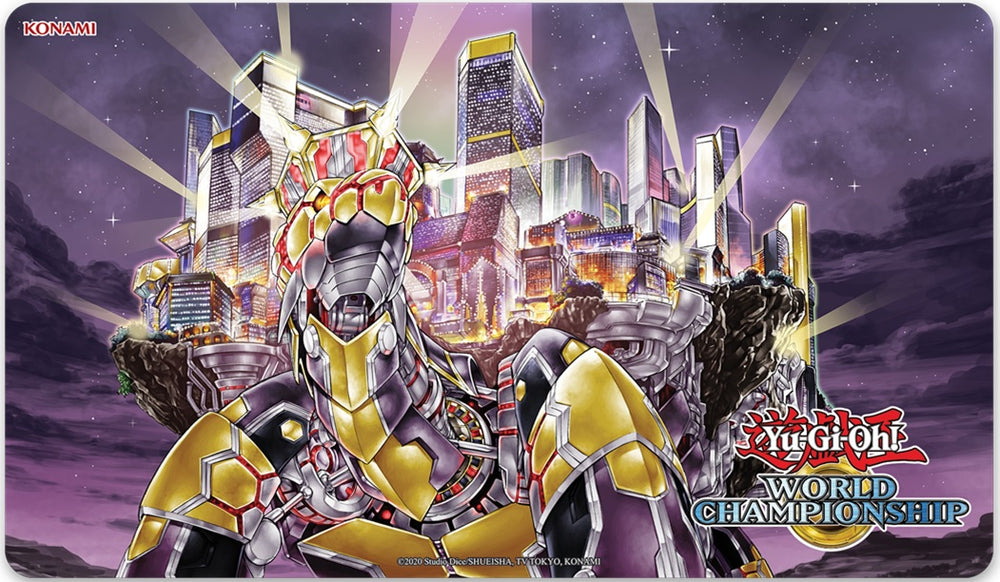 YGO World Championship Grandopolis Eternal Golden City Game Mat