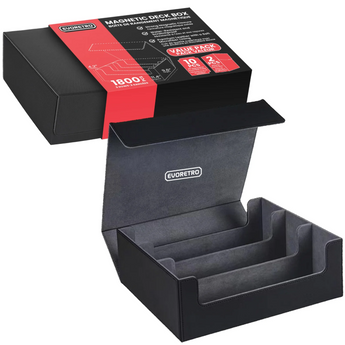 EVORETRO Magnetic Card Deck Storage Case (3 Rows)