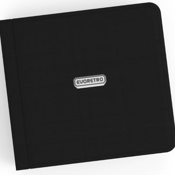 EVORETRO Binder 4x3 with Zipper (fits 528 cards, Black)
