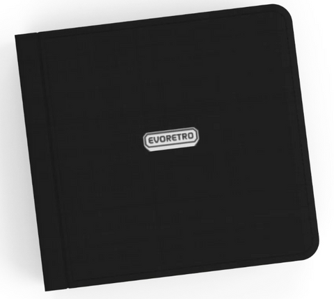 EVORETRO Binder 4x3 with Zipper (fits 528 cards, Black)