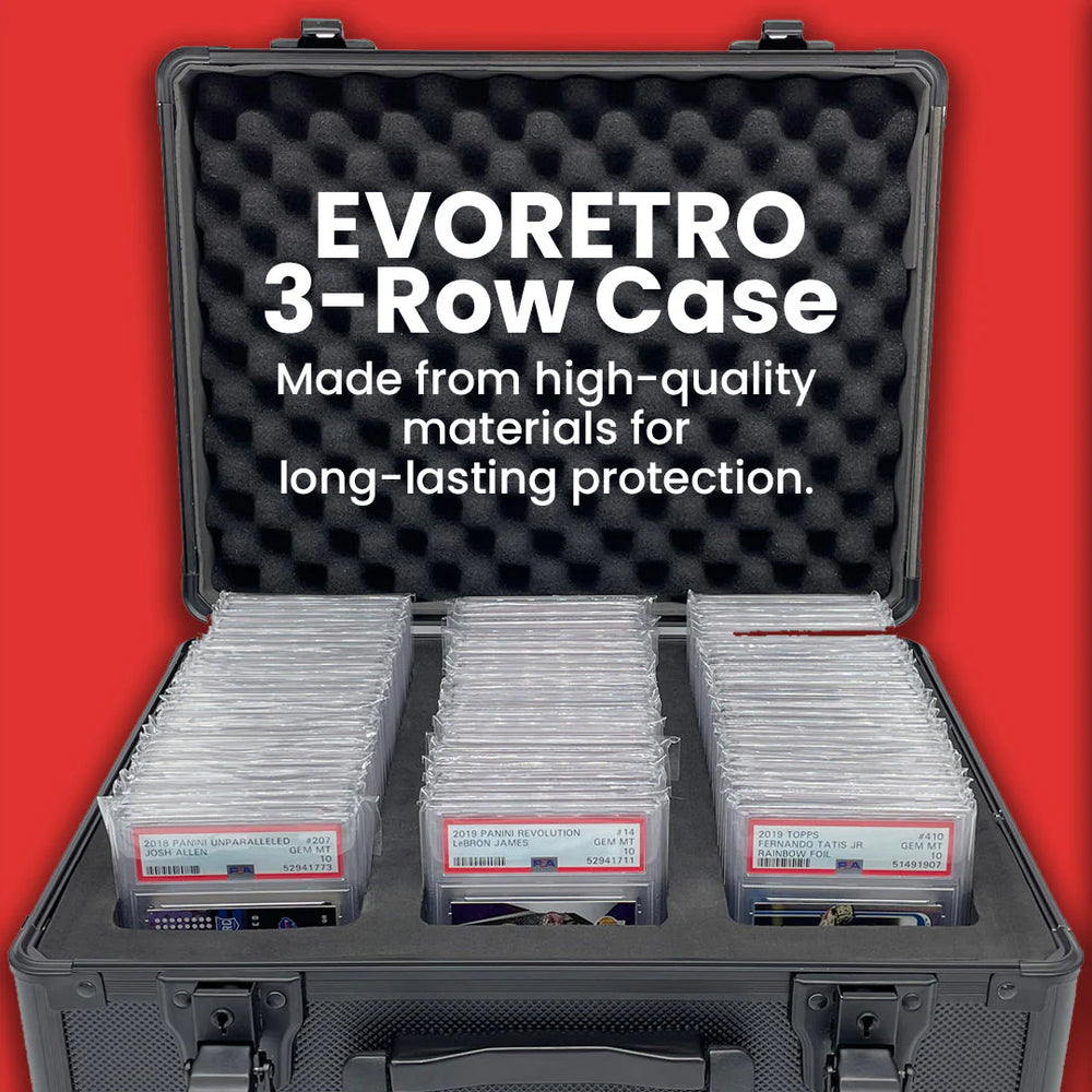 EVORETRO 3-Row Aluminum Graded Case with Key System - 10% off MOQ 5 units