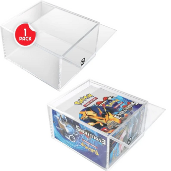 EVORETRO Pokemon Booster Box Acrylic Protector 4.0MM Anti-UV