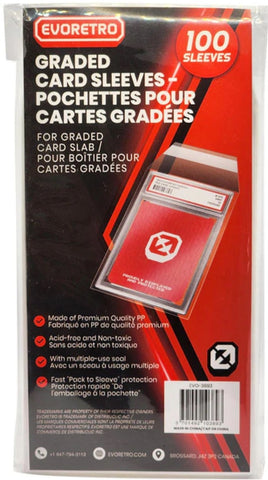 EVORETRO Graded Card Sleeves (Pack of 100)