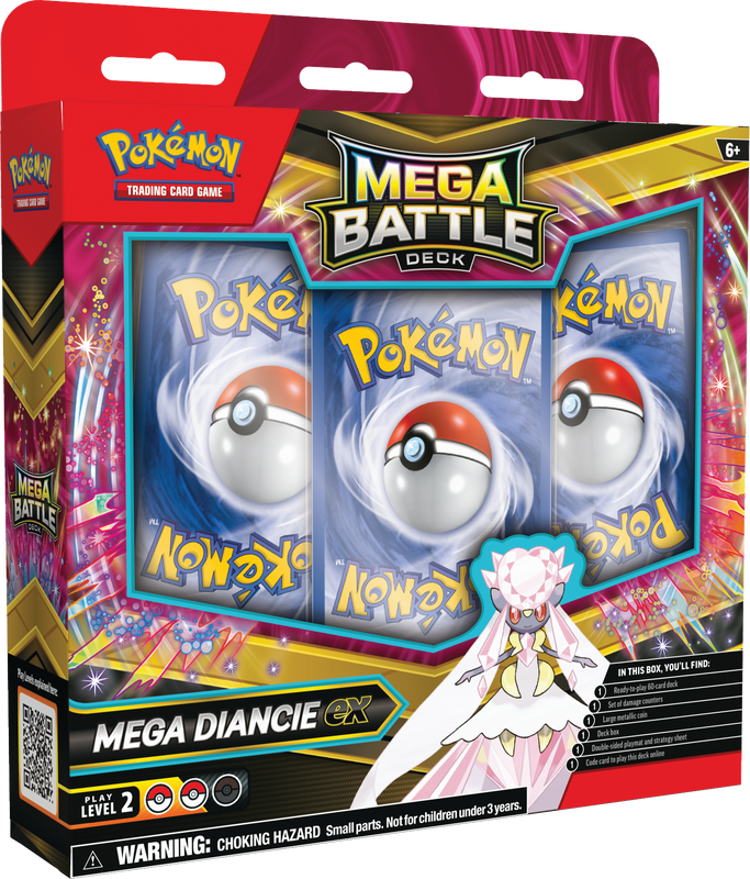 Pokemon Mega Gengar/Diancie ex Battle Deck (multiple of 2)