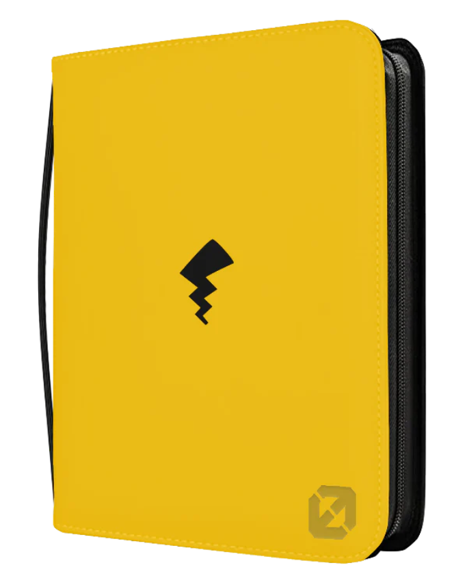 EVORETRO Shield+ Regular 3x3 Toploader Binder - LIGHTNING YELLOW (EVO-3589)