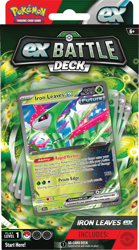 Pokemon Tapu Koko/Iron Leaves ex League Battle Deck Display