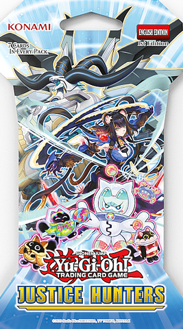 YGO Justice Hunters Sleeved Blister (Pre-Order , MADE IN BELGIUM) SOLD OUT***