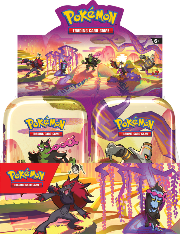 Pokemon SV6.5 Shrouded Fable Mini Tin Display