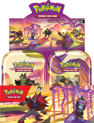 Pokemon SV6.5 Shrouded Fable Mini Tin Display