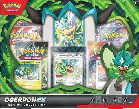 Pokemon Ogerpon ex Premium Collection - 2x Surging, 2x Stellar, 1x Paradox, 1x Twilight