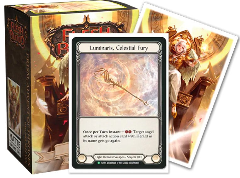 Flesh and Blood Sleeves (100ct): Matte Art - Prism Advent of