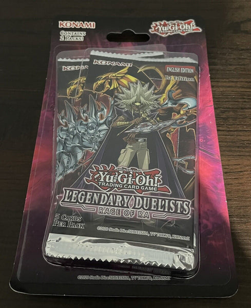 YGO Rage of Ra 1st Edition 2 Pack Blister