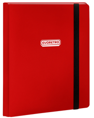 EVORETRO Regular Card Binder 9 pocket with Elastic - Red