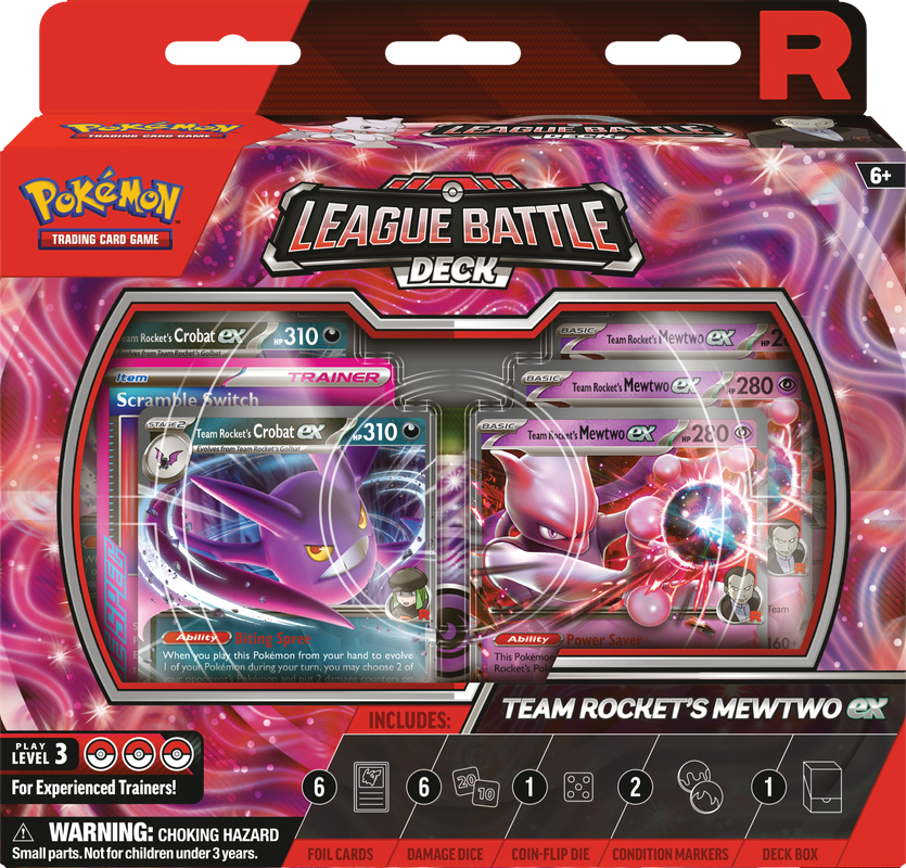 Pokemon Team Rocket's Mewtwo ex League Battle Deck