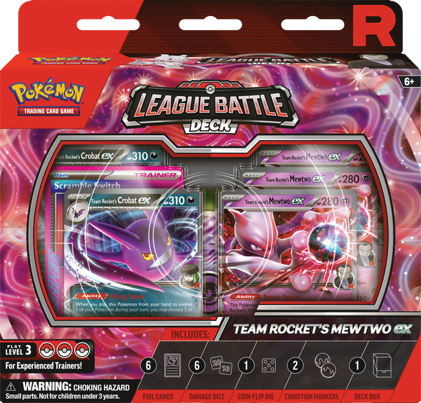 Pokemon Team Rocket's Mewtwo ex League Battle Deck (Allocated)