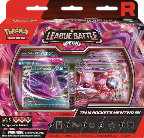Pokemon Team Rocket's Mewtwo ex League Battle Deck (Allocated)