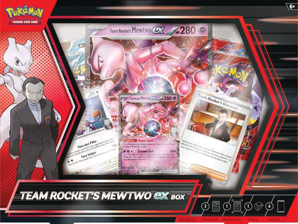 Pokemon Team Rocket's Mewtwo ex Box (PRE-ORDER, ALLOCATED)