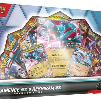 Pokemon Salamence ex & Reshiram ex Premium Collection Box