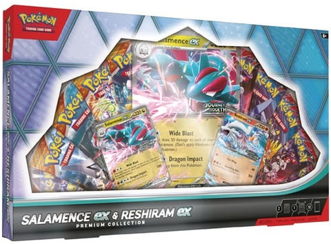 Pokemon Salamence ex & Reshiram ex Premium Collection Box