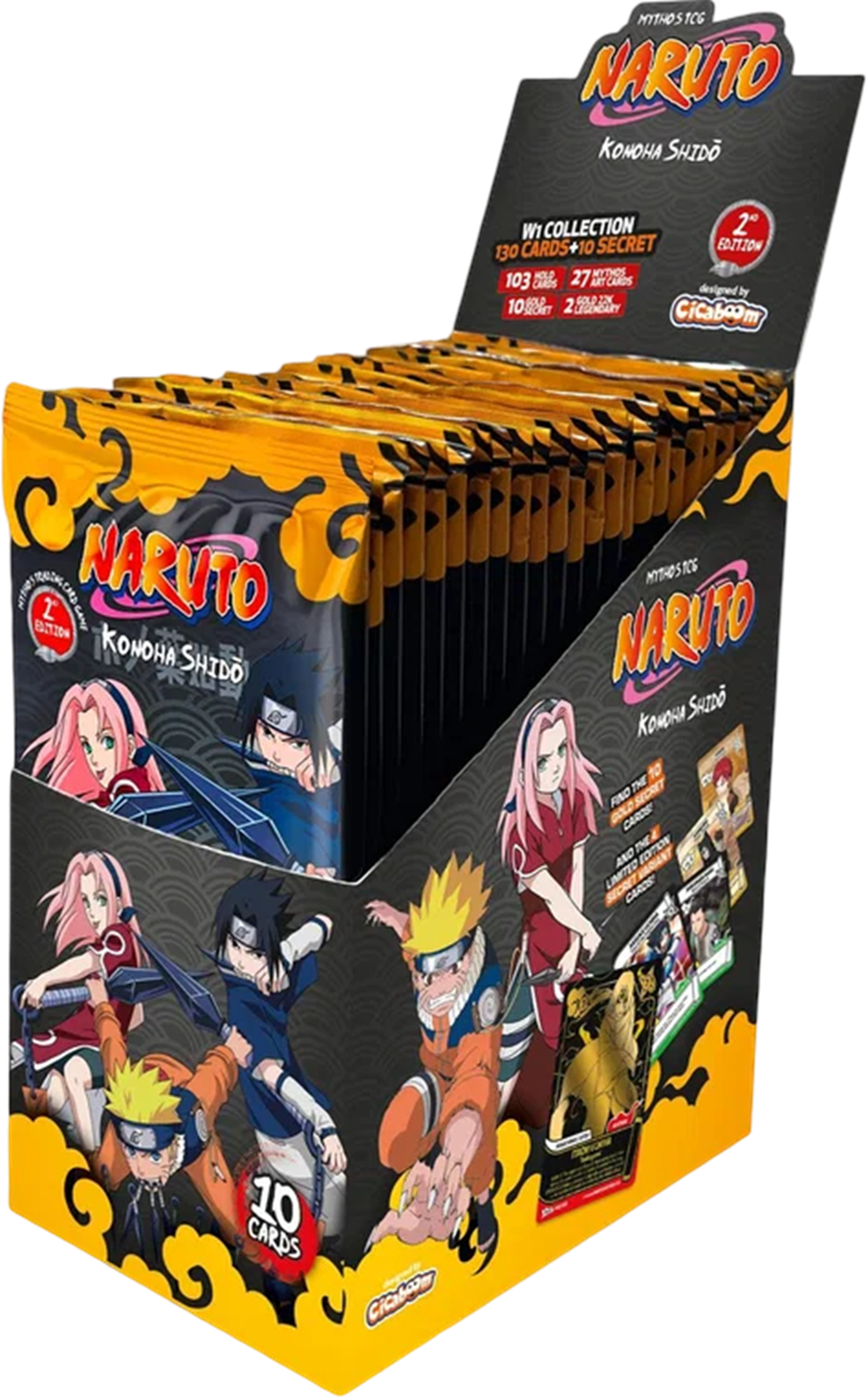 Naruto Mythos TCG: Set 1 Konoha Shido, 2nd Edition Booster Box (PRE-ORDER, SUBJECT TO ALLOCATION)